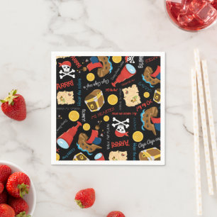 Serviette En Papier Serviettes de pirates