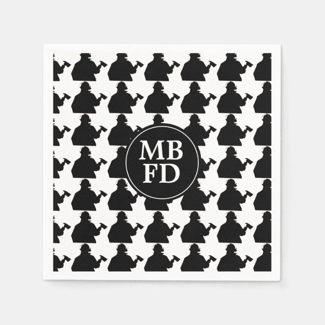 Serviette En Papier Serviettes de pomme personnalisées (Devant)