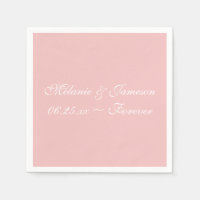 Serviettes de Rose de thé haute gamme en couleur s