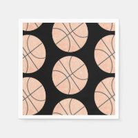 Serviettes de sport de basket-ball aquarelle de to
