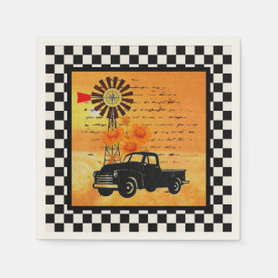 Serviette En Papier Serviettes de table Country Life