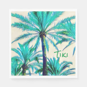 Serviette En Papier serviettes de table de la fête tiki luau