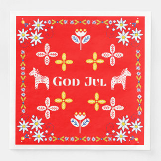 Serviette En Papier serviettes de toilette Dieu de Noël scandinave