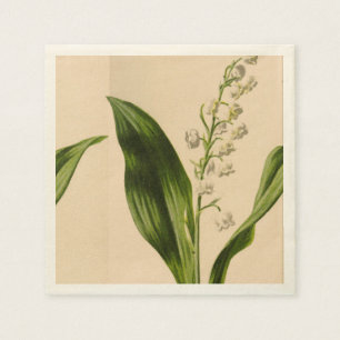 Serviette En Papier Serviettes d'Ecru du muguet