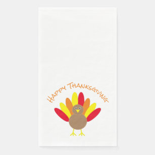 Serviette En Papier Serviettes d'hôtes en papier bon thanksgiving