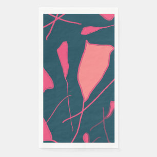 Serviette En Papier Serviettes d'hôtes en papier rose clair moderne