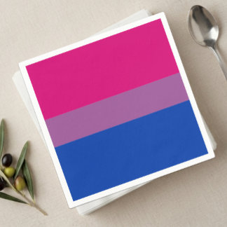Serviette En Papier Serviettes Drapeau Bisexuel, Fierté, drapeau de ge