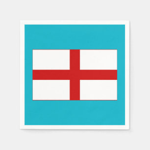 Serviette En Papier Serviettes Drapeau de l'Angleterre