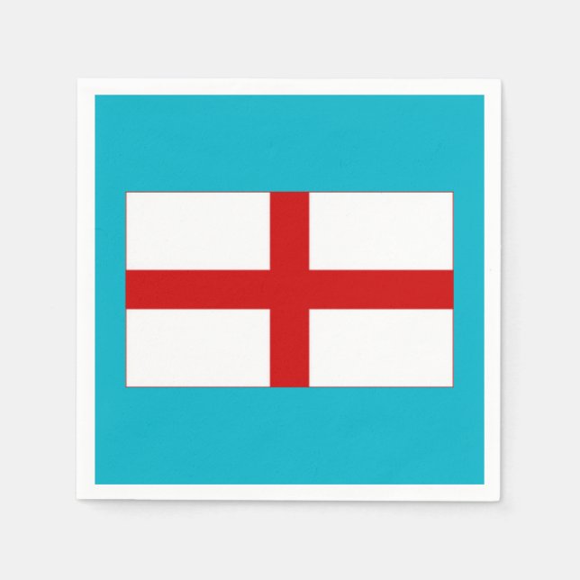 Serviette En Papier Serviettes Drapeau de l'Angleterre (Devant)