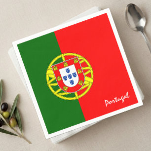 Serviette En Papier Serviettes drapeau portugais, fête Portugal / spor