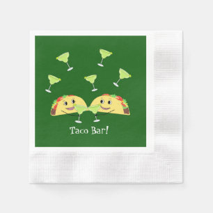 Serviette En Papier Serviettes du bar Taco