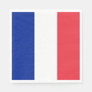 Serviette En Papier Serviettes du drapeau français (France)