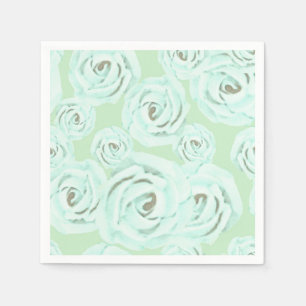 Serviette En Papier Serviettes en glaçage vert menthe et sarcelle 