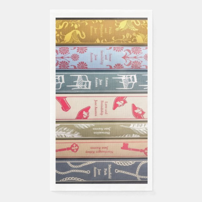 Serviette En Papier Serviettes en l'honneur de Jane Austen (Devant)
