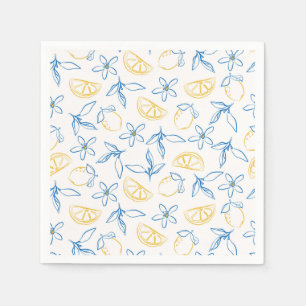 Serviette En Papier Serviettes en Motif citron