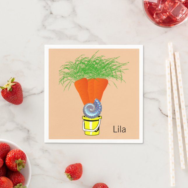 Serviette En Papier Serviettes en papier, carottes (En situation)