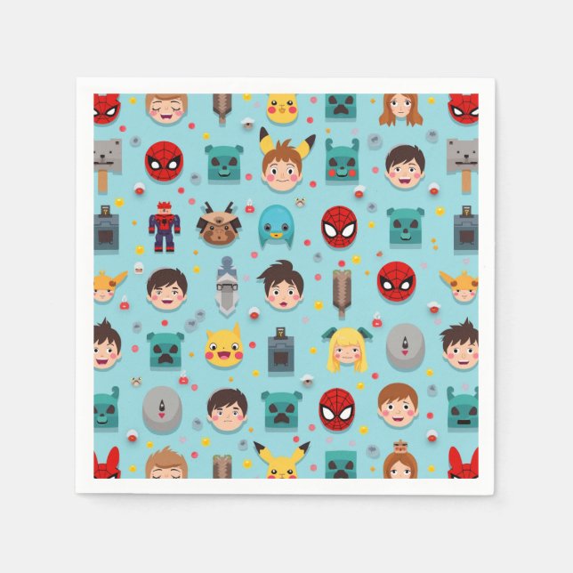 Serviette En Papier Serviettes en papier, Cocktail standard (Devant)