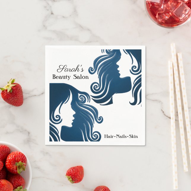 Serviette En Papier Serviettes En Papier, Coiffeuse Salon De Beauté (En situation)