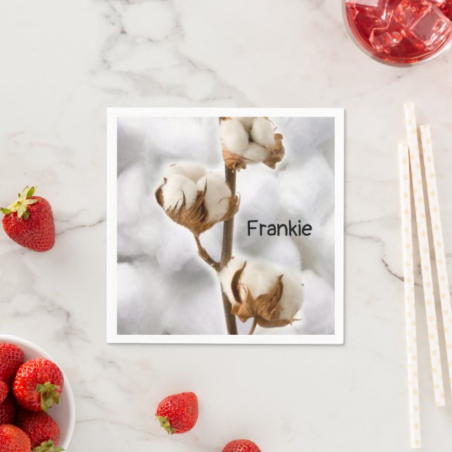 Serviette En Papier Serviettes en papier, coton (En situation)