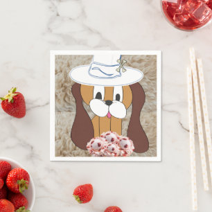 Serviette En Papier Serviettes en papier, crème glacée de fraise de ch
