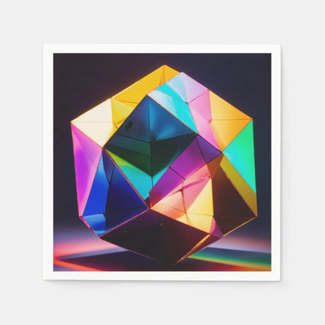 Serviette En Papier "Serviettes en papier design unique" (Devant)