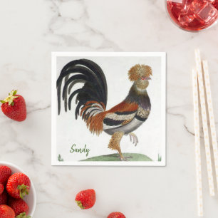 Serviette En Papier Serviettes en papier, oiseaux français