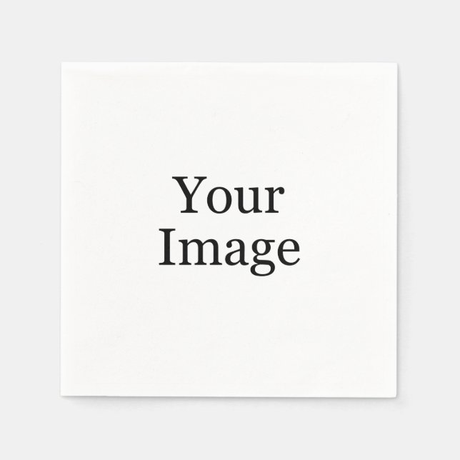 Serviette En Papier Serviettes en Photo Personnalisées (Devant)