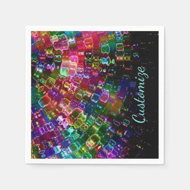 Serviette En Papier Serviettes en verre brisé (Devant)