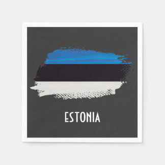Serviette En Papier serviettes estoniennes. Couleurs estoniennes