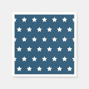 Serviette En Papier Serviettes Étoiles Patriotiques