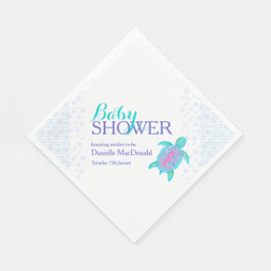 Serviette En Papier Serviettes faites sur commande de baby shower
