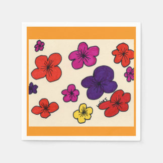 Serviette En Papier Serviettes florales
