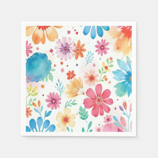 Serviette En Papier serviettes florales