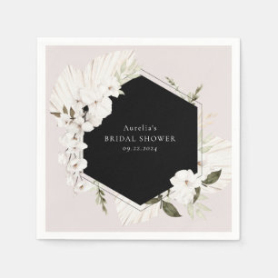 Serviette En Papier Serviettes Florales Bohèmes Élégantes