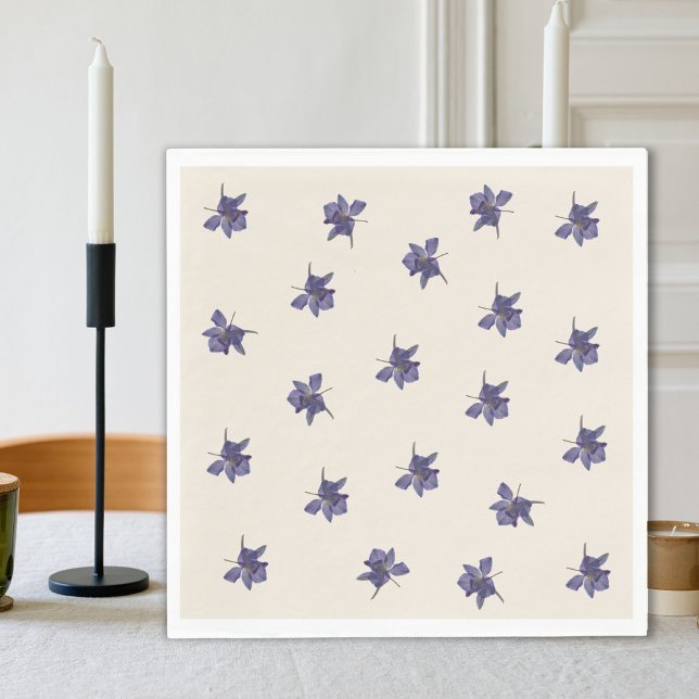 Serviette En Papier Serviettes florales Lilac tendance (Créateur téléchargé)