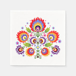 Serviette En Papier Serviettes folkloriques