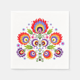 Serviette En Papier serviettes folkloriques