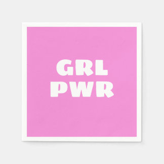 Serviette En Papier Serviettes Girl Power