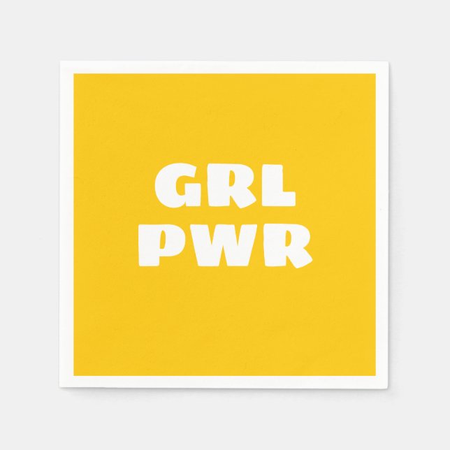 Serviette En Papier Serviettes Girl Power (Devant)