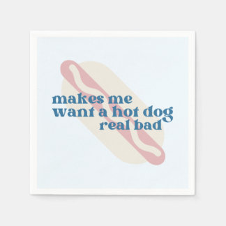 Serviette En Papier Serviettes Hot Dog Party