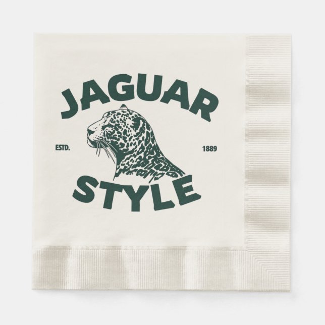 Serviette En Papier Serviettes Jaguar (Devant)