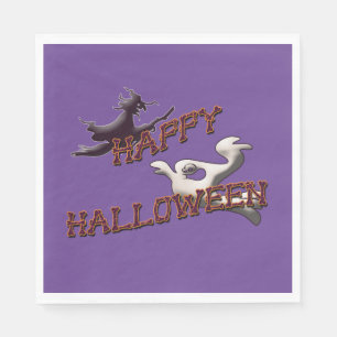 Serviette En Papier Serviettes Joy Halloween Sorcière et Fantôme Étran