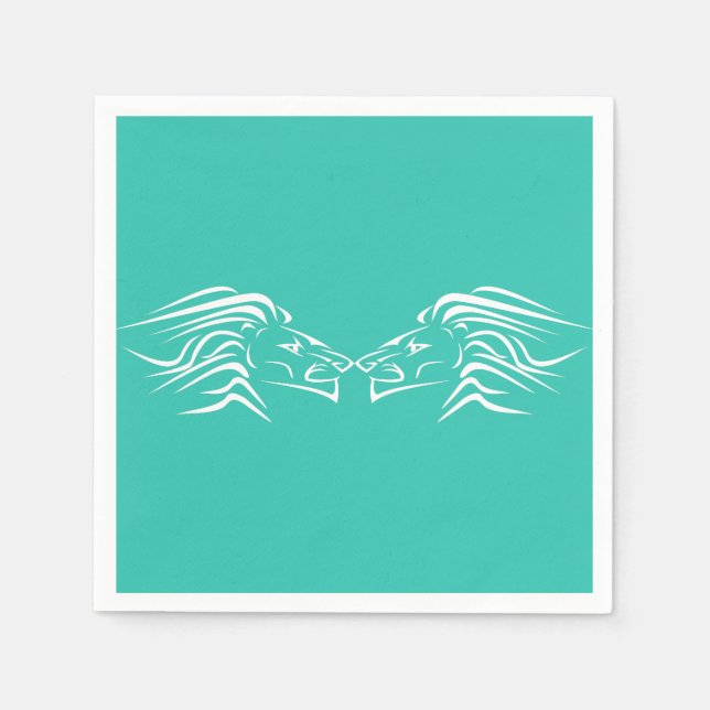 Serviette En Papier Serviettes Lion - Choisir les couleurs (Devant)