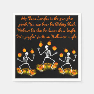 Serviette En Papier Serviettes "M. os-Cliqueter " de Halloween