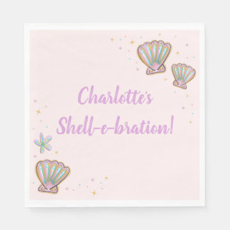 Serviette En Papier Serviettes magiques Shell-e-bration