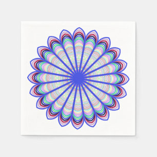 Serviette En Papier Serviettes Mandala Prismatic