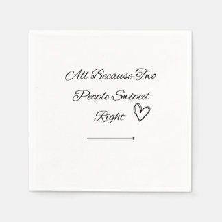 Serviette En Papier Serviettes Mariage droit