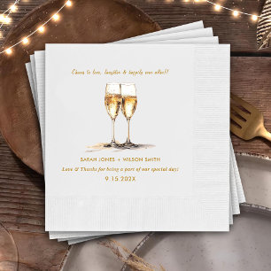 Serviette En Papier Serviettes Mariage pour les vitres de vin