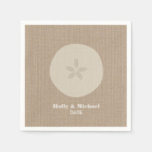 Serviette En Papier Serviettes Mariages de Dollar de Sable inspirées B