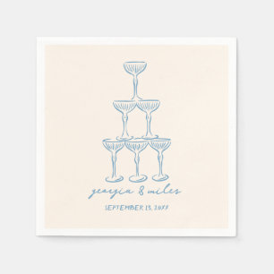 Serviette En Papier Serviettes Mariages Levées à la main